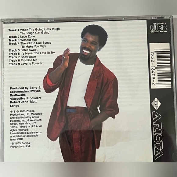 Billy Ocean “Love Zone” CD EUC - Picture 2 of 5